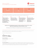 Notice of 2024 Annual Meeting of Shareholders