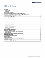 Table of Contents